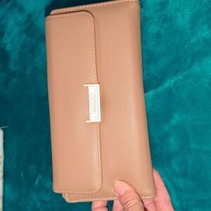 Forever Youth vegan leather tan wallet